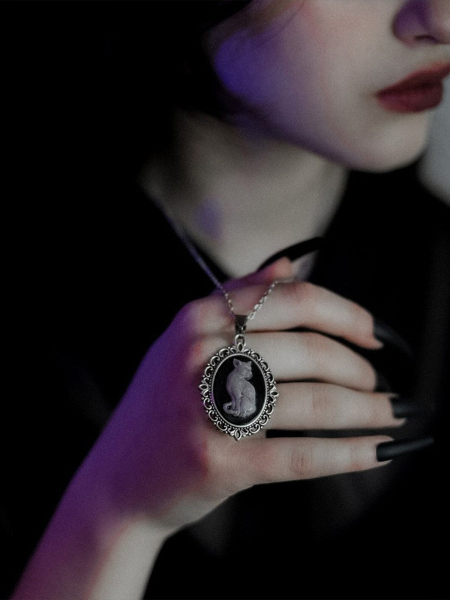 Mooncat Necklace