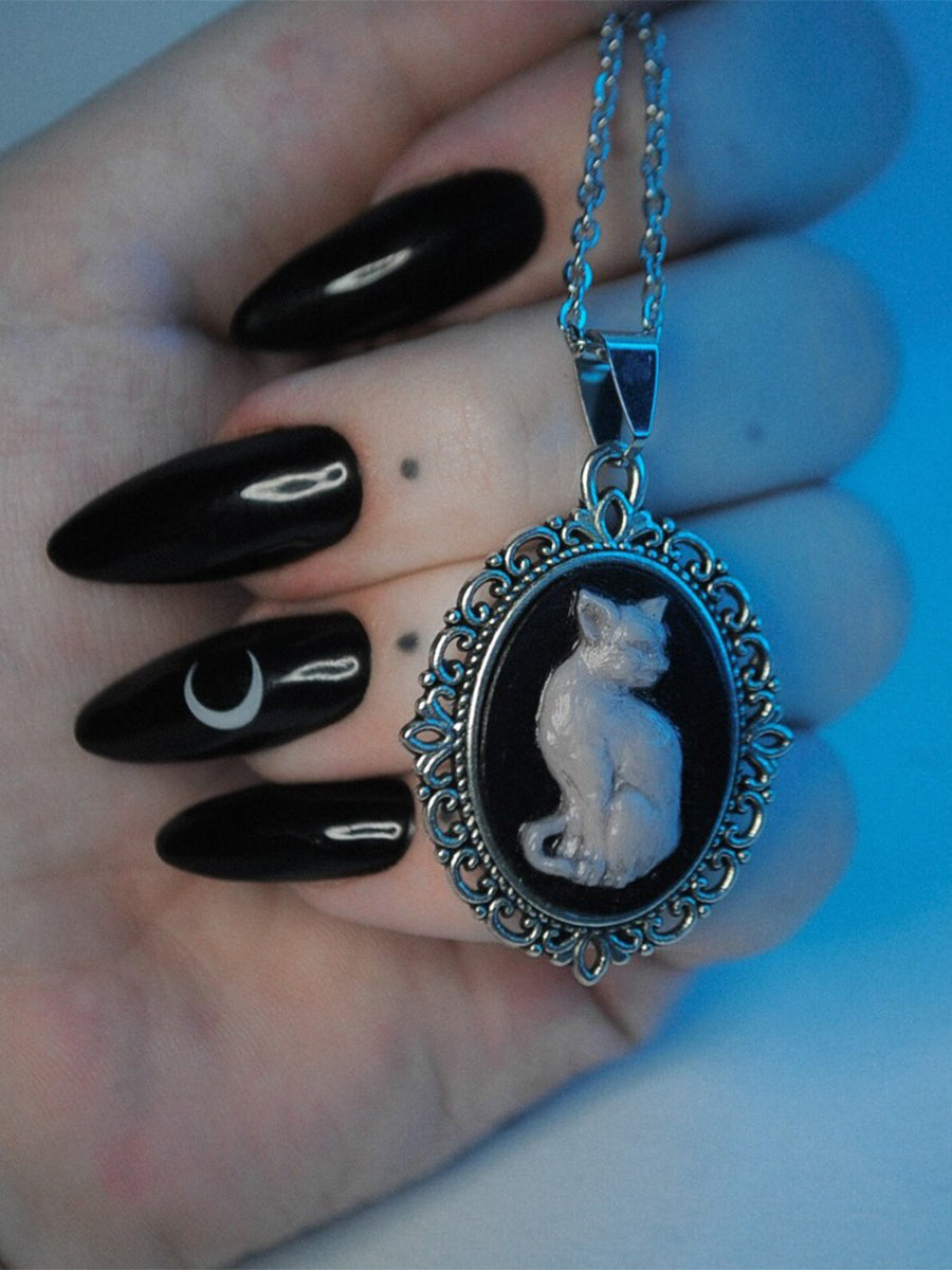Mooncat Necklace