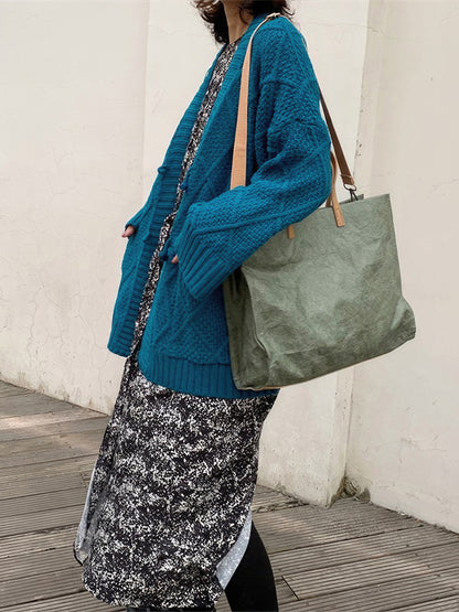 Crinkle Tote Bag
