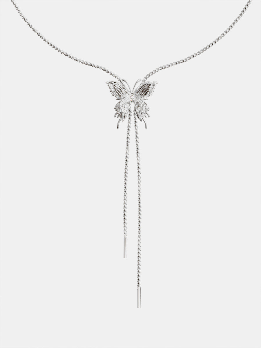 Butterfly Path Bolo Necklace