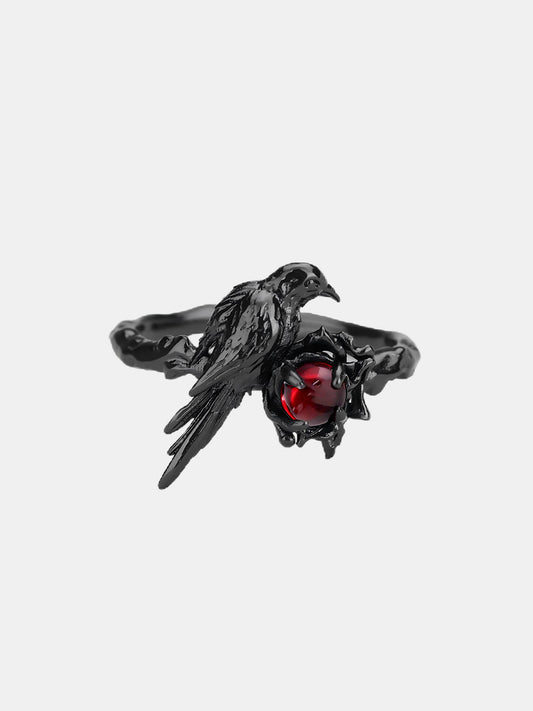 Sanguine Crow Ring
