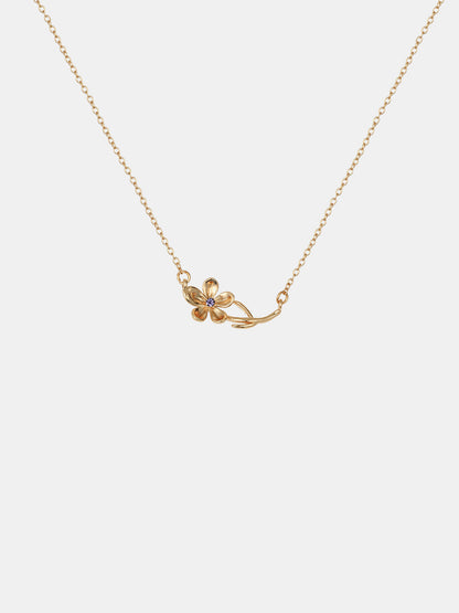 Flora Birthstone Necklace