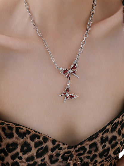 Infernal Butterflies Necklace