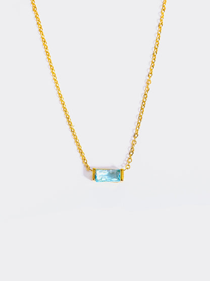 Aurora Birthstone Necklace