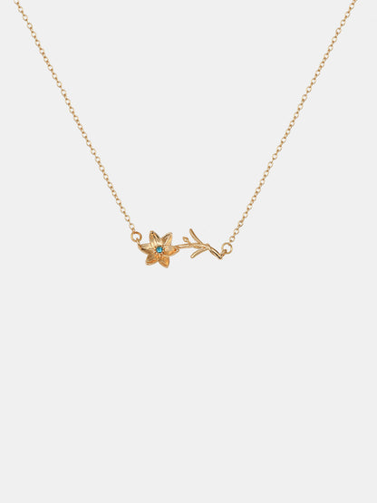 Flora Birthstone Necklace