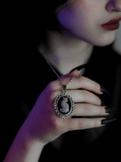 Mooncat Necklace