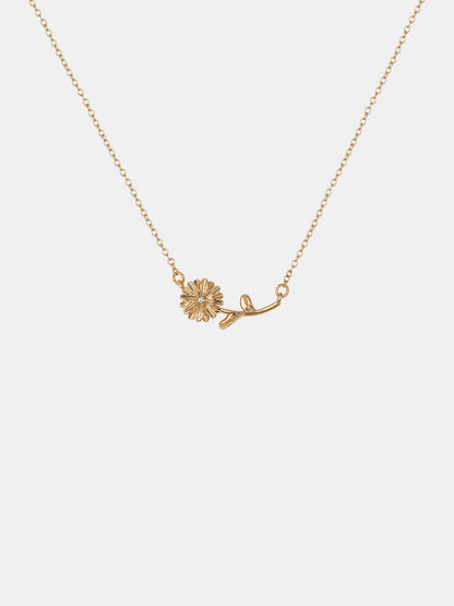 Flora Birthstone Necklace