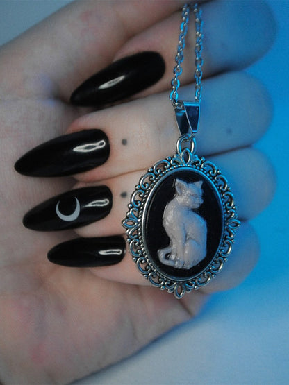 Mooncat Necklace