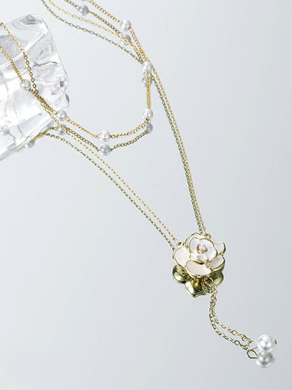 Camellia Path Necklace