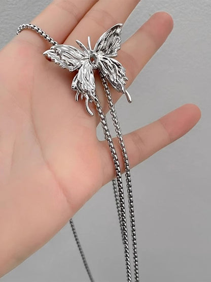 Butterfly Path Bolo Necklace