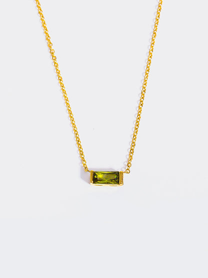 Aurora Birthstone Necklace